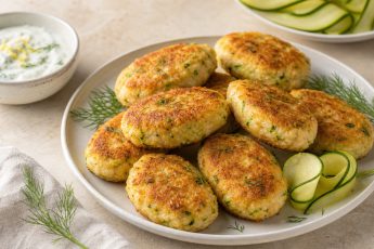 Куриные оладьи с кабачком: сочный пошаговый рецепт